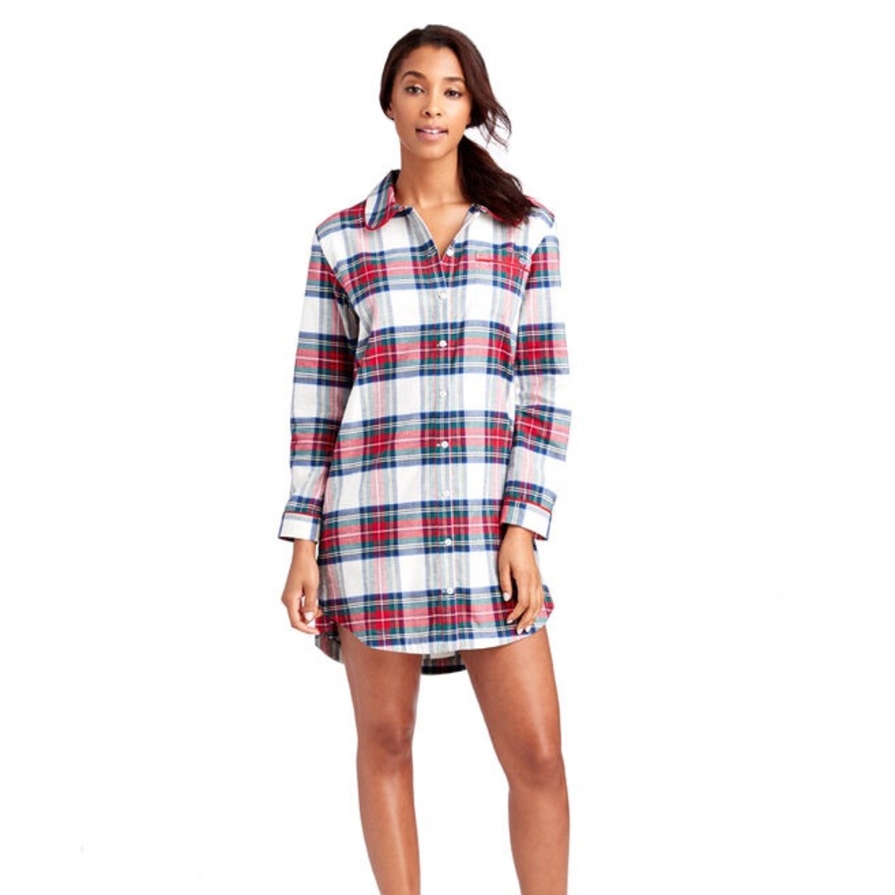 Vineyard Vines flannel sleep dress